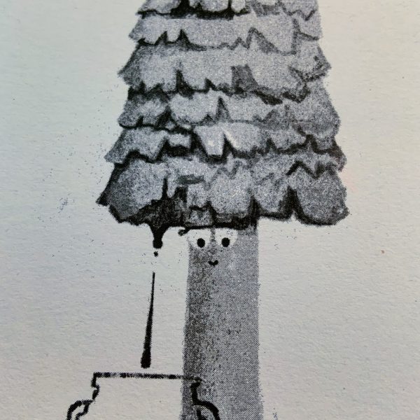 'Shaggy Inkcap' A5 Risograph Print - Image 3